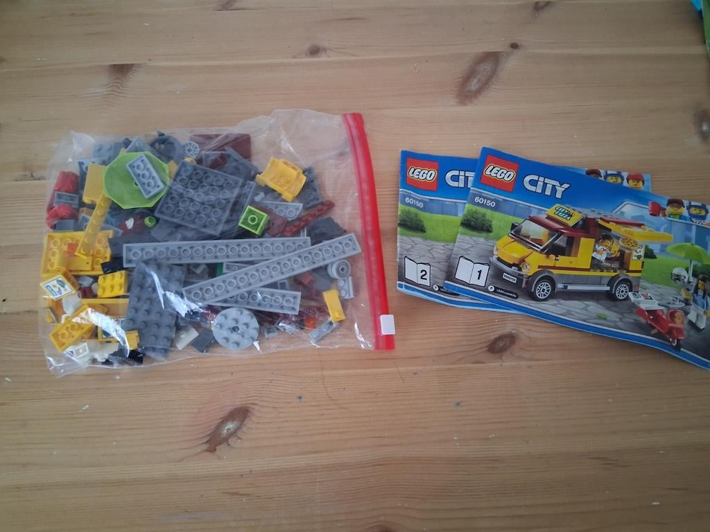 Lego pizzawagen 60150 [compleet], Ophalen, Zo goed als nieuw, Overige merken