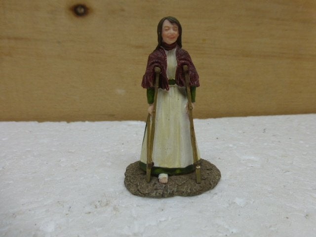 luville woman hospital kerstdorp poppetje figurine beeldje, Ophalen of Verzenden, Zo goed als nieuw