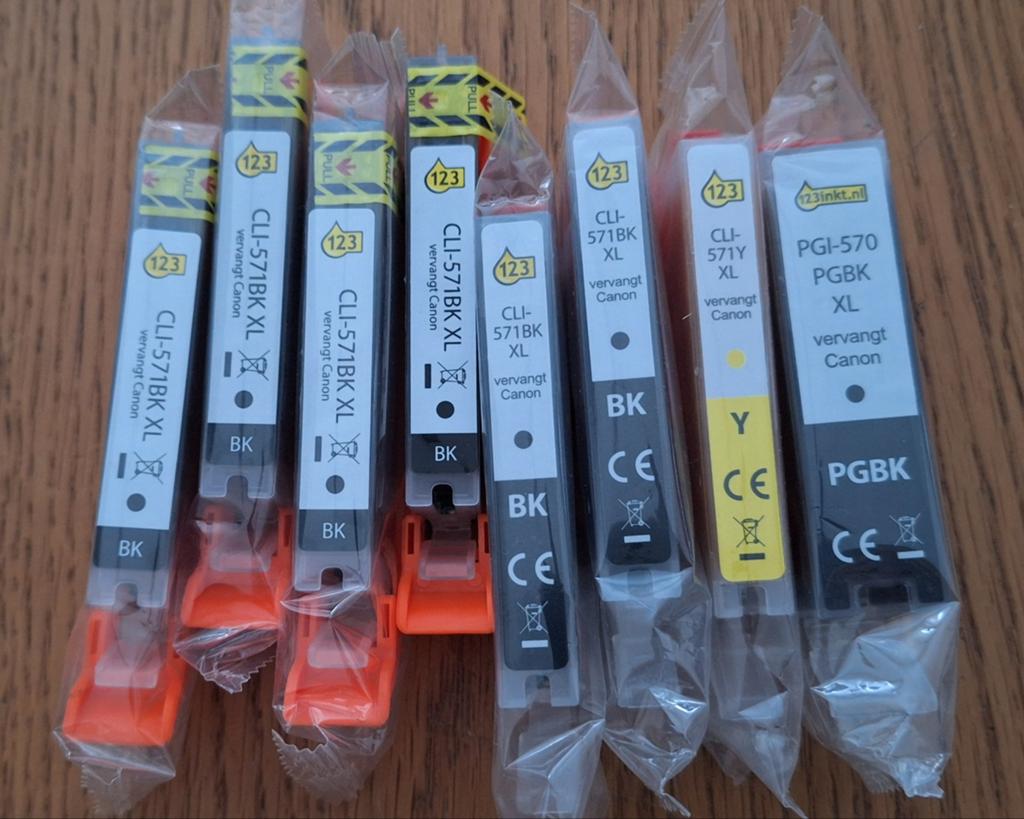 8 cartridges voor Canon printer, Computers en Software, Printerbenodigdheden, Nieuw, Ophalen of Verzenden