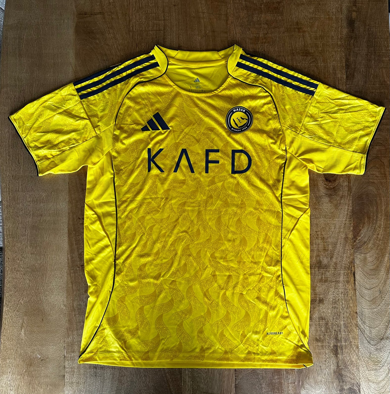 Al-Nassr 2025/2026 Home shirt - Maat L, Maat L, Verzenden, Zo goed als nieuw, Shirt