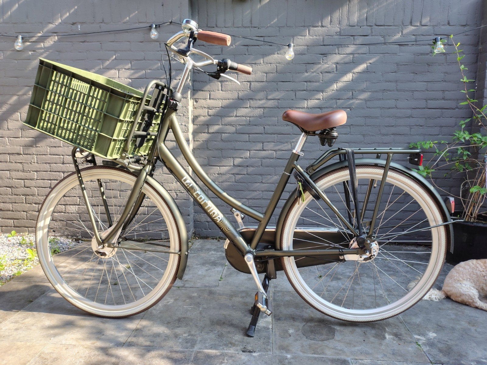 Cortina U4 Fashion ND7 matgroen - Zo goed als nieuw!, Versnellingen, Zo goed als nieuw, 50 tot 53 cm, Ophalen