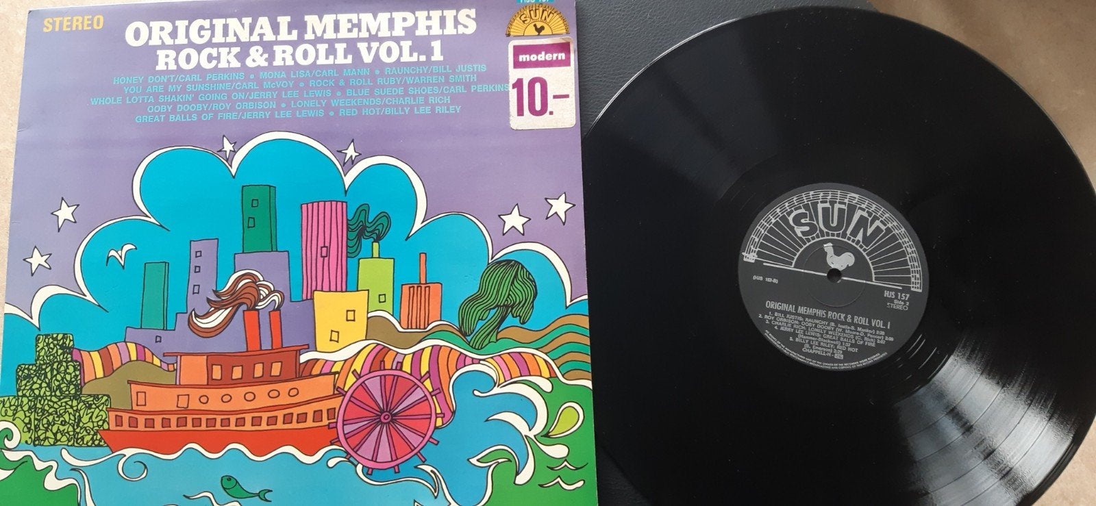 Original MEMPHIS ROCK 'n R0LL Vol.1.JLLEWIS/ROY ORBISON/ etc, Ophalen, Zo goed als nieuw, Overige formaten