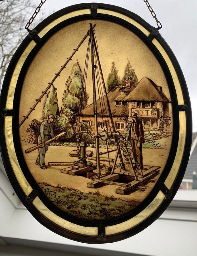 Raamhanger ,, historisch boorplatform’’, Ophalen of Verzenden