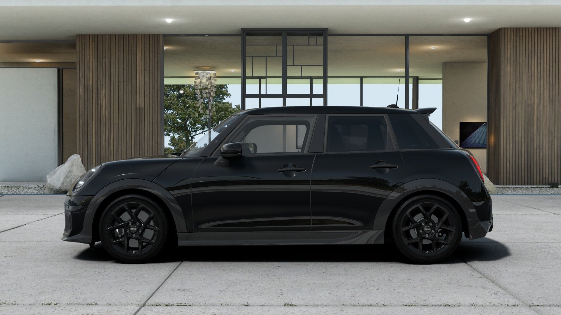MINI Hatchback Cooper C Automaat / John Cooper Works / Pakke, Auto's, Mini, 156 pk, Zwart, Bedrijf, Nieuw