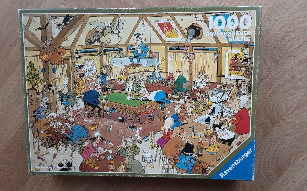 Zeldzame legpuzzel Jan van Haasteren1985, serie specials, Ophalen of Verzenden, 500 t/m 1500 stukjes, Gebruikt, Legpuzzel