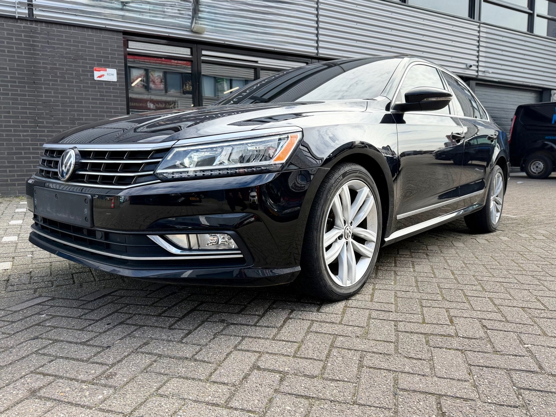 Volkswagen Passat 2.0 TSI Highline 4-deurs automaat,Schuifka, Auto's, 1998 cc, Gebruikt, Zwart, 4 cilinders