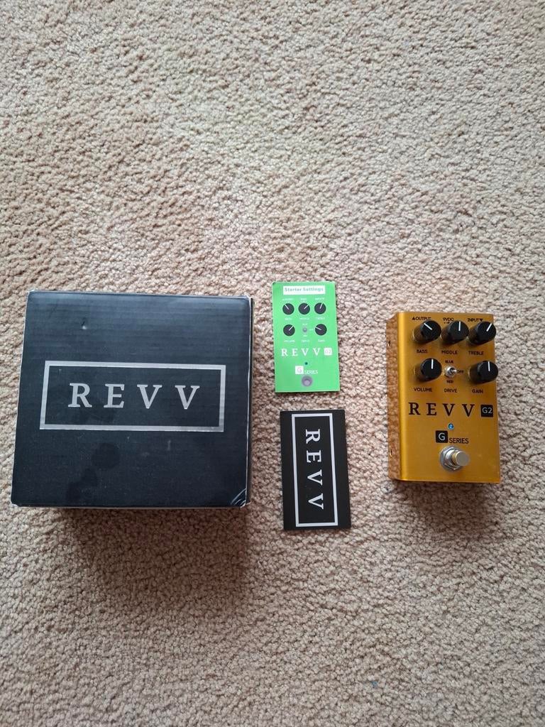 Revv G2 Special Edition Gold., Ophalen of Verzenden, Zo goed als nieuw, Distortion, Overdrive of Fuzz