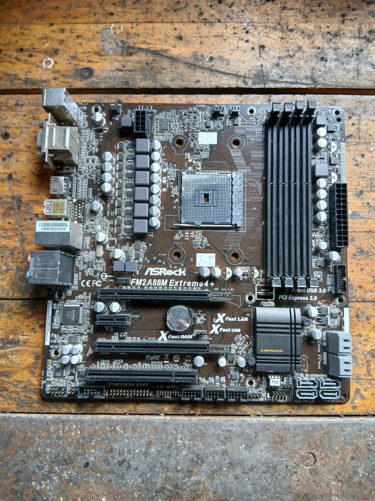 ASRock FM2A88M Extreme4+ Moederbord, Computers en Software, Moederborden, Gebruikt, AMD, DDR3, Ophalen of Verzenden