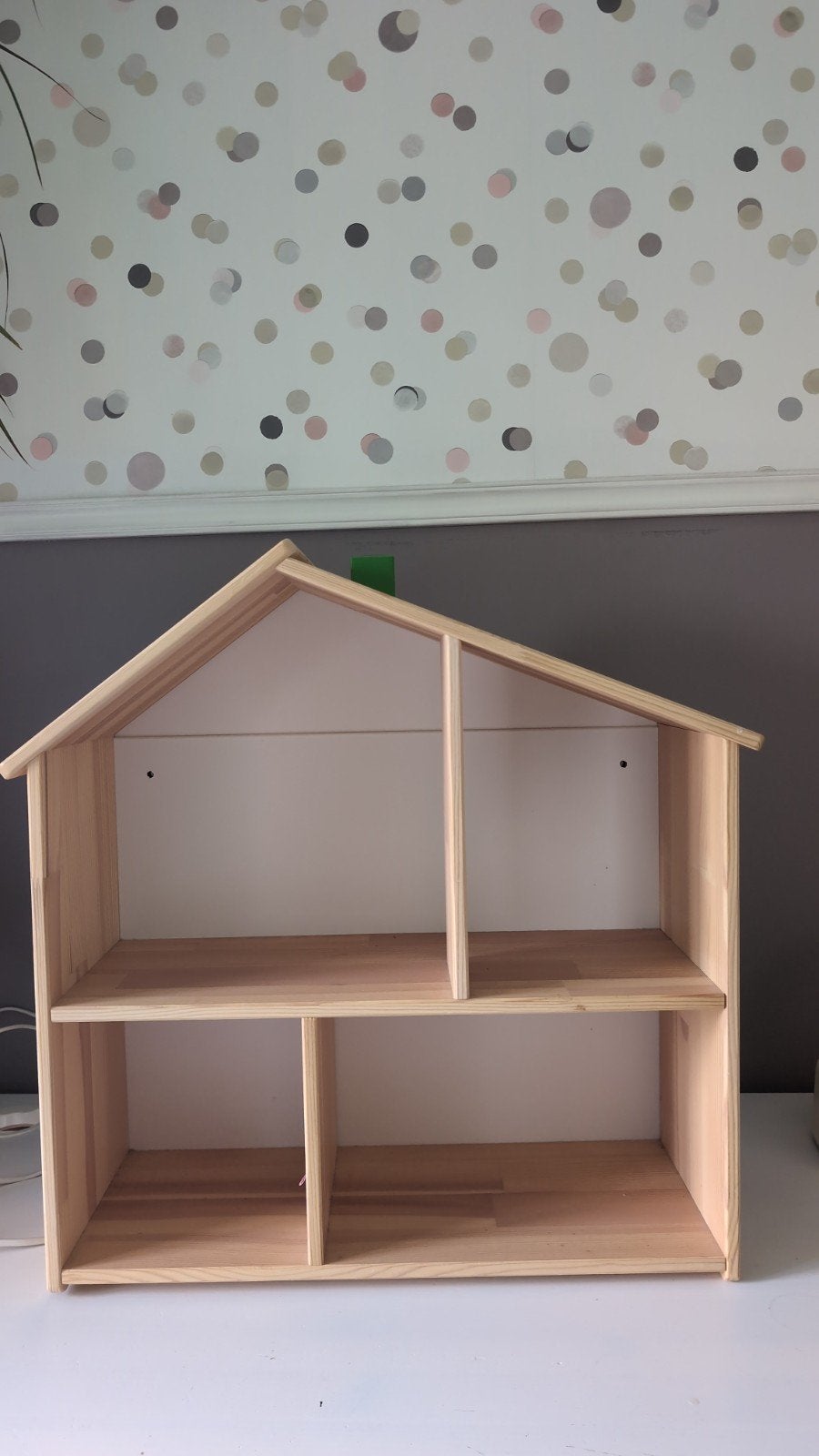 Houten Poppenhuis - Onbeschilderd, Ophalen of Verzenden, Zo goed als nieuw, Poppenhuis