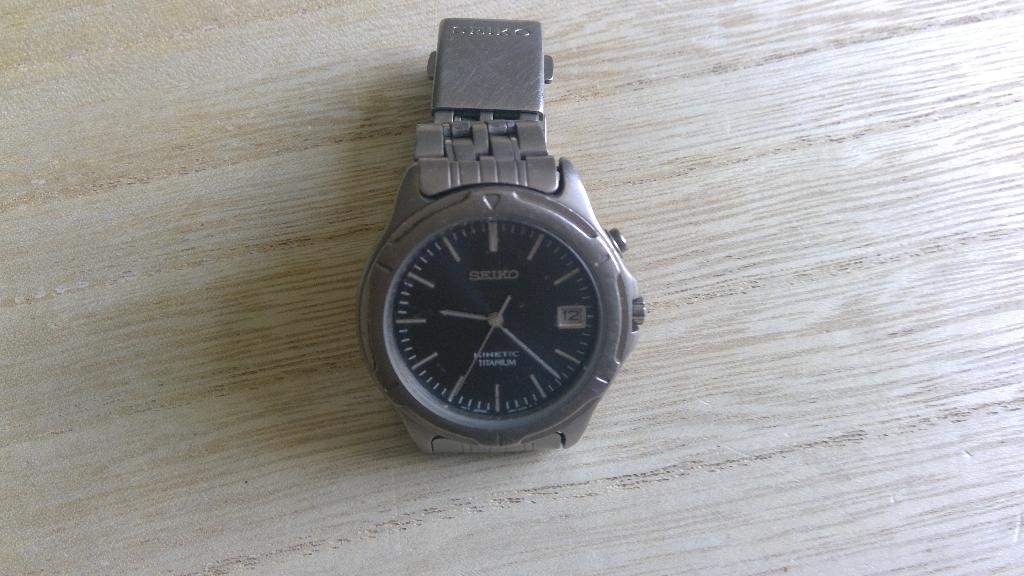 casio edifice, seiko kinetic,horloge., Gebruikt, Staal, Polshorloge, Ophalen of Verzenden