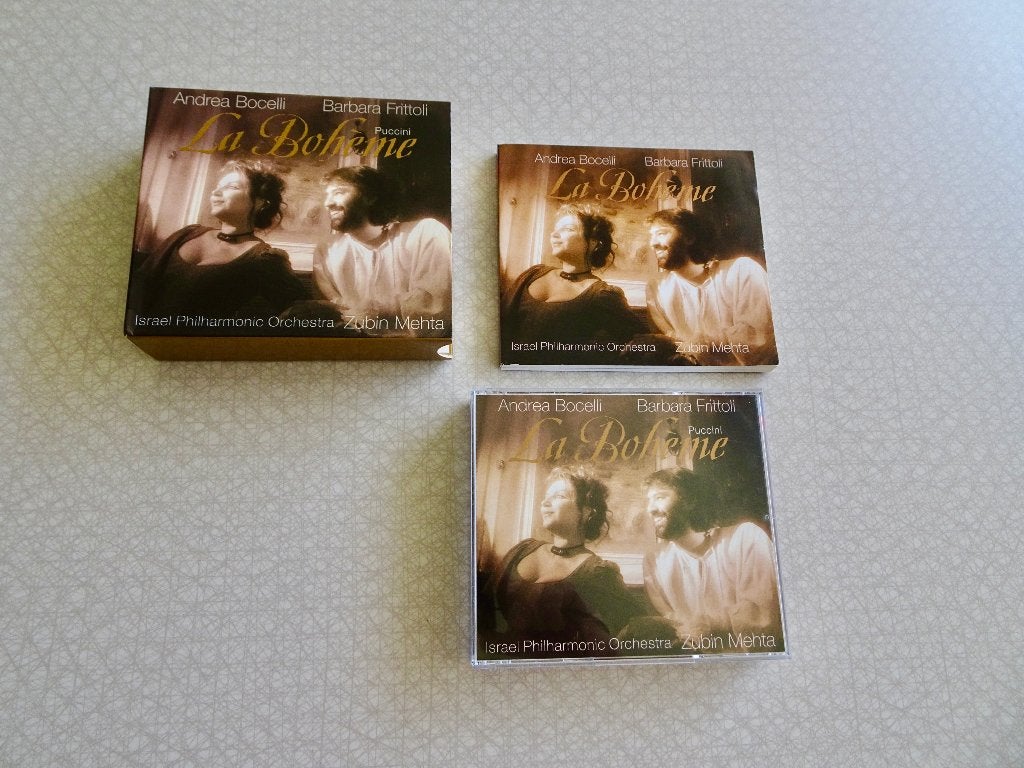 LA BOHÈME ,Adrea Bocelli , Barbara Frittoli, Cd's en Dvd's, Boxset, Overige componisten, Ophalen of Verzenden, Zo goed als nieuw