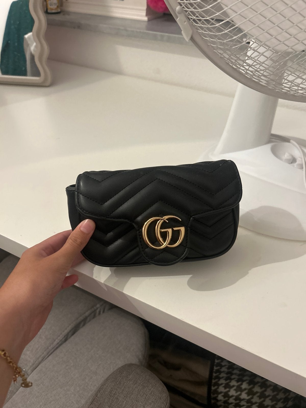 Gucci tas, Sieraden, Tassen en Uiterlijk, Tassen | Damestassen, Ophalen of Verzenden, Gebruikt, Zwart, Schoudertasje