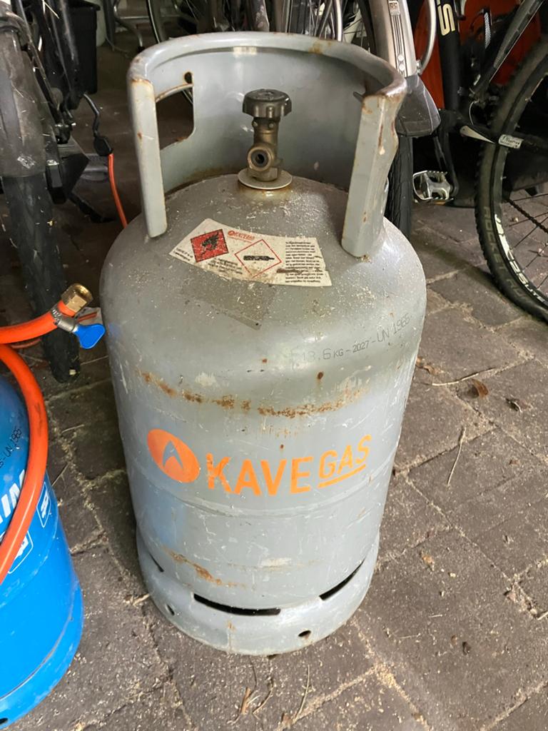 Kave Gas propaan/butaan gasfles 13.5 KG, Ophalen, Zo goed als nieuw