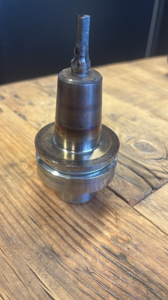 HSK-63/F D12- L75. Incl frees 10mm. (Bot), Doe-het-zelf en Verbouw, Gereedschap | Machine-onderdelen en Toebehoren, Ophalen, Gebruikt
