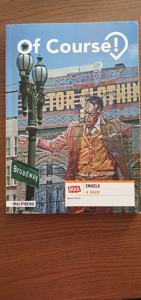 Of course ! Engels boek 4 havo, Ophalen of Verzenden, Zo goed als nieuw, HAVO, Engels