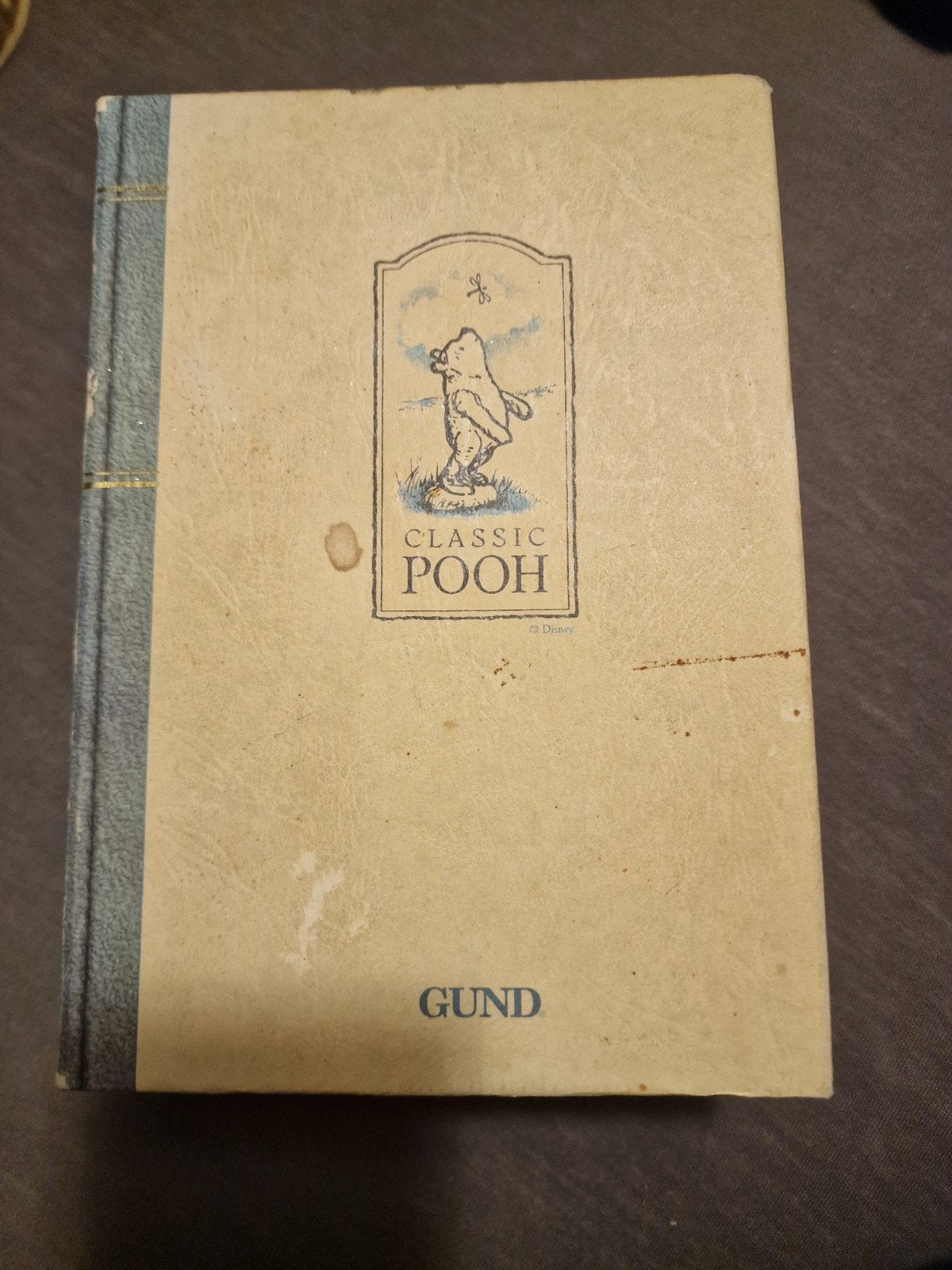 Vintage Classic Winnie the Pooh knuffel in doos - GUND, Ophalen, Met doos, Gebruikt, Overige merken