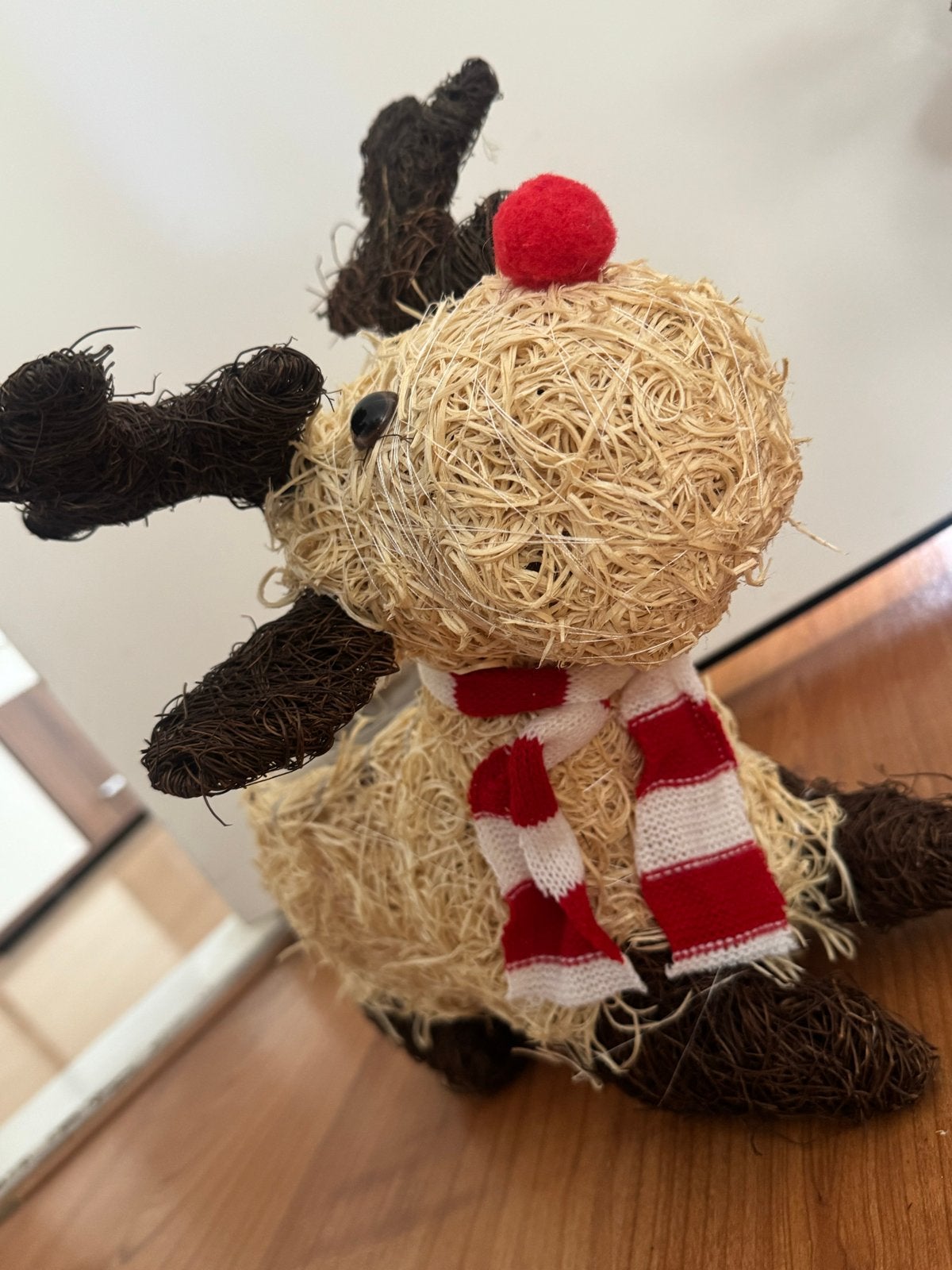 Kerst rendier plantenbak – beige/bruin, Ophalen of Verzenden, Nieuw
