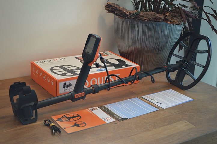 DETECTOR PLAZA: occasion Quest X10 IDmaxX, Overige merken, Gebruikt, Meer dan 30 cm, Ophalen of Verzenden