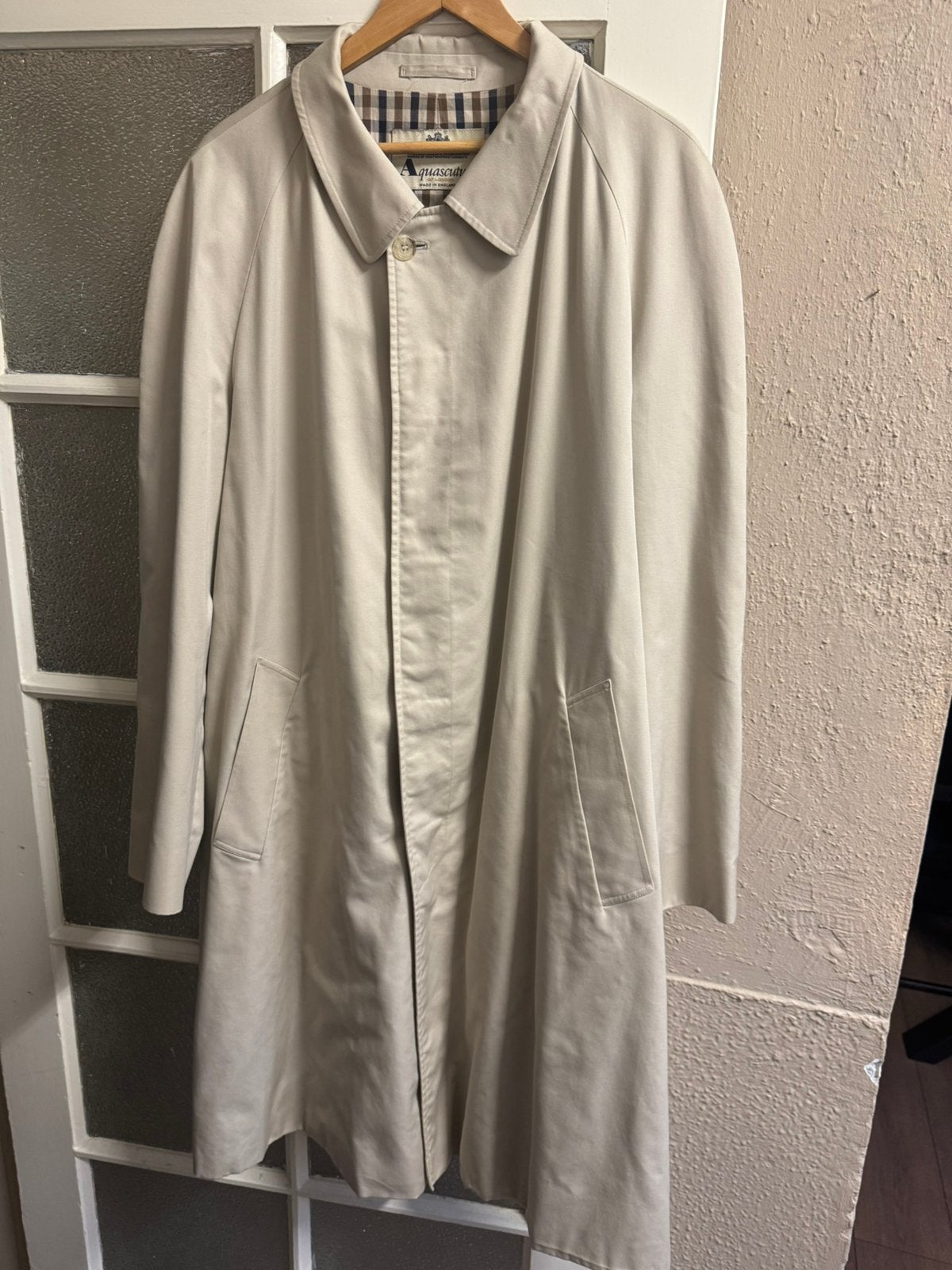 Aquascutum trench coat, Ophalen of Verzenden, Zo goed als nieuw