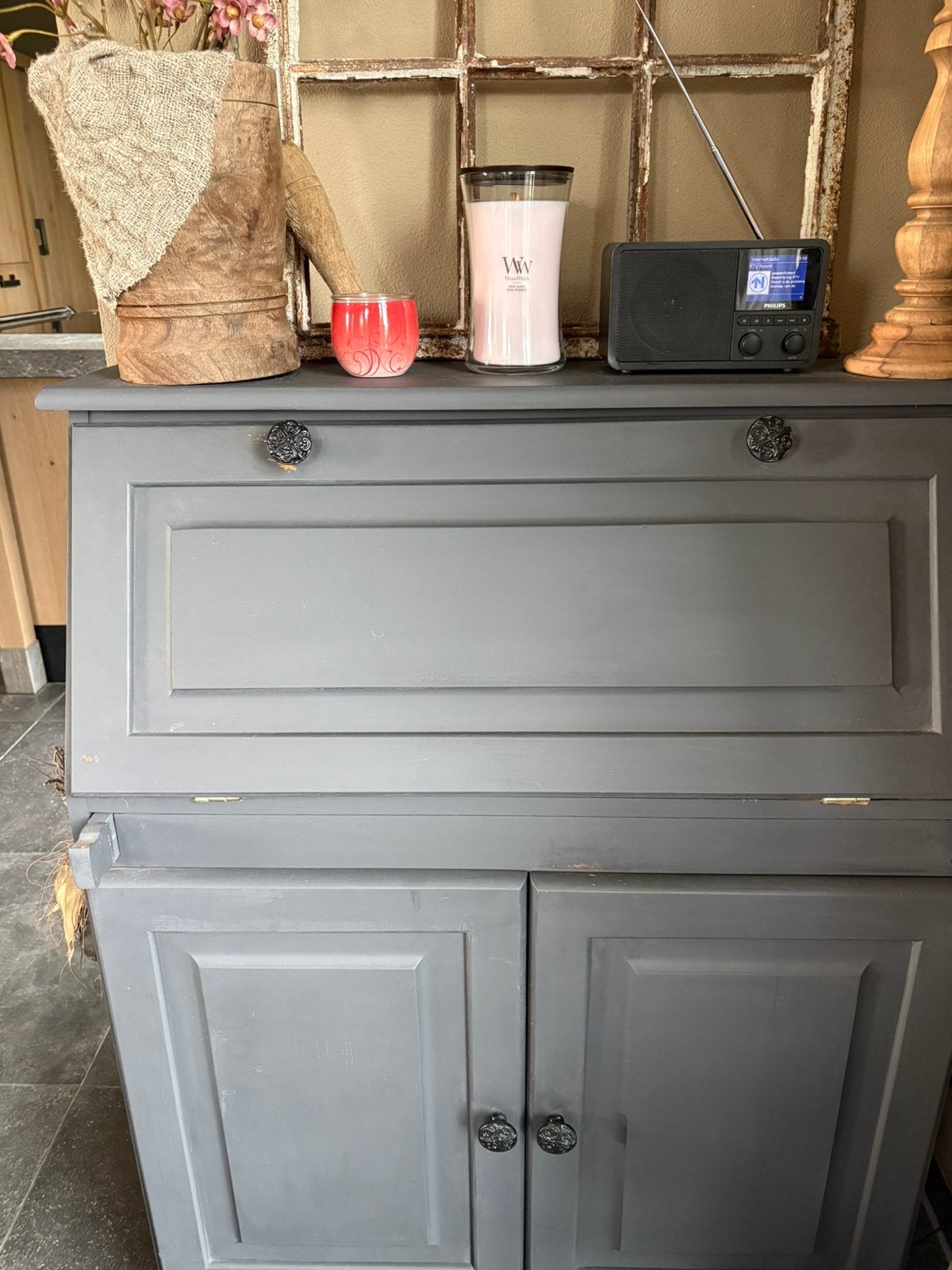 Secretaire grenen GRATIS, Ophalen, Gebruikt