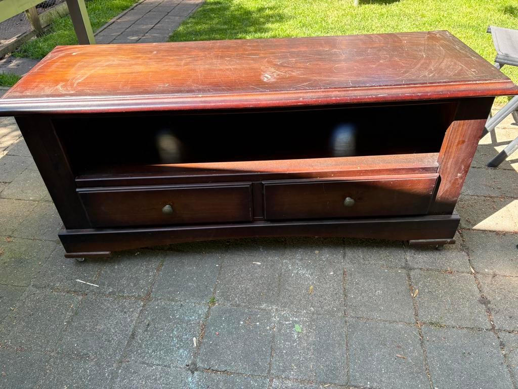 Tv kast, Huis en Inrichting, Kasten | Televisiemeubels, Ophalen, Gebruikt, 100 tot 150 cm, Minder dan 100 cm