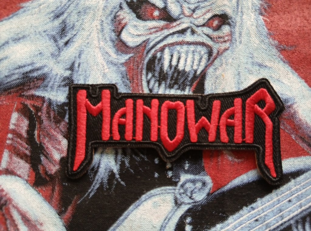 Manowar shaped patch m9, Verzamelen, Muziek, Artiesten en Beroemdheden, Ophalen of Verzenden, Nieuw, Kleding