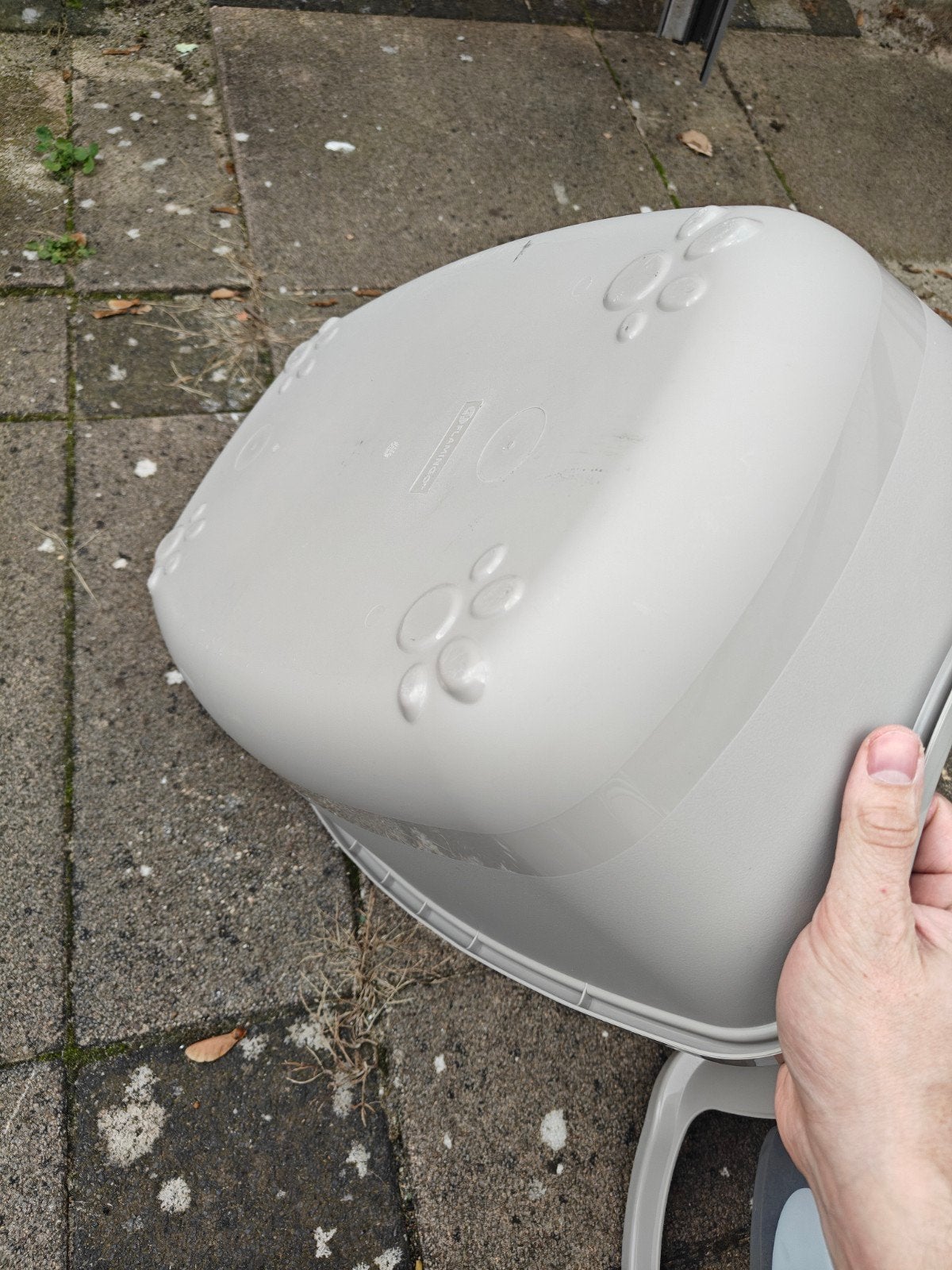 Kattenbak (Goed schoongemaakt en niet meer gebruikt), Ophalen, Zo goed als nieuw, Gesloten