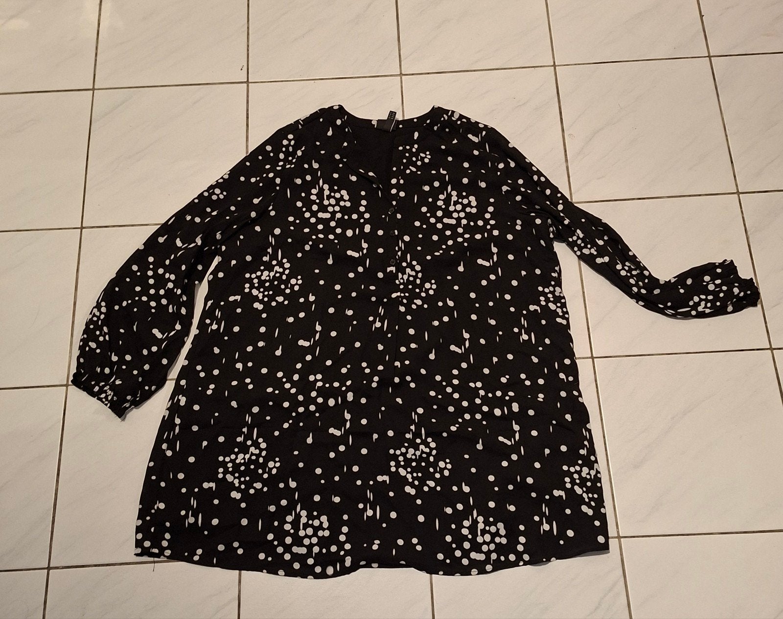 Tuniek Ulla Popken zwart wit maat 46/48, Kleding | Dames, Ophalen, Zwart, Maat 46/48 (XL) of groter, Ulla Popken