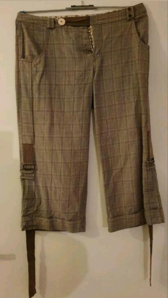 IKKS 3/4 broek, IKKS, Beige, Maat 42/44 (L), Ophalen of Verzenden