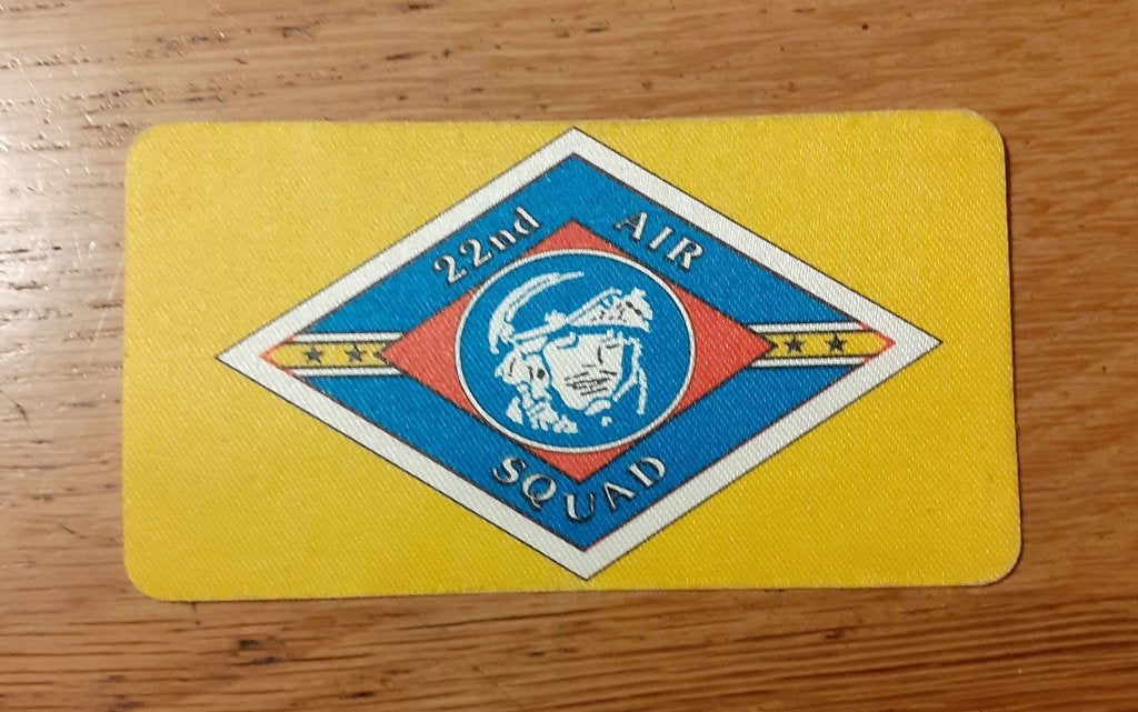 stoffen sticker patch 22 nd squadron luchtmacht leger japan, Ophalen of Verzenden, Luchtmacht, Azië, Embleem of Badge