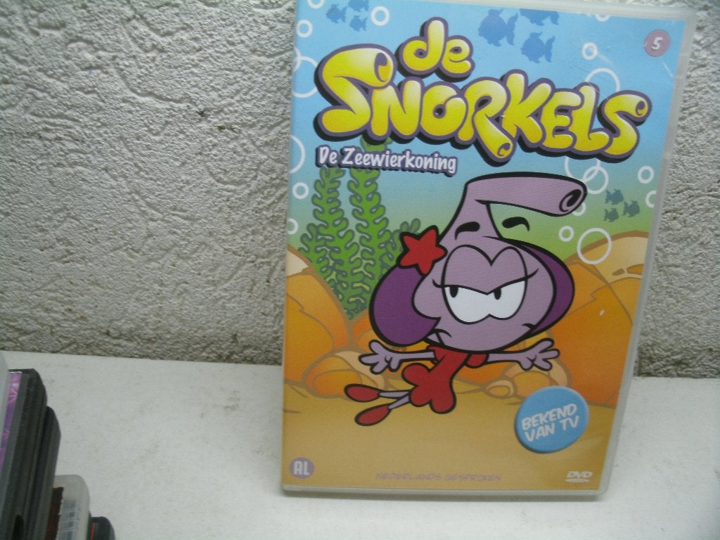 dvd 247k de snorkels de zeewierkoning, Alle leeftijden, Ophalen of Verzenden, Zo goed als nieuw
