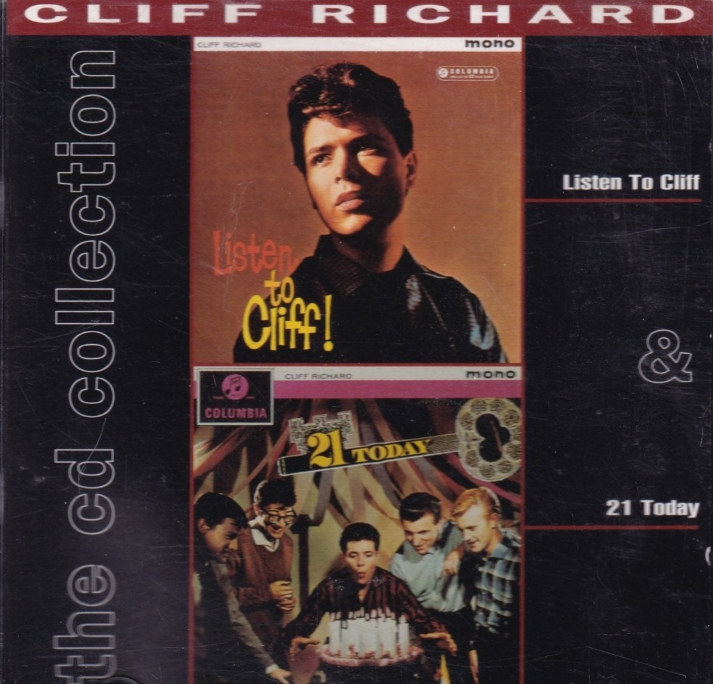 Te koop dubbelcd cliff richard (listen to cliff and 21 today, Bonusmateriaal, Pop, Ophalen of Verzenden, Album