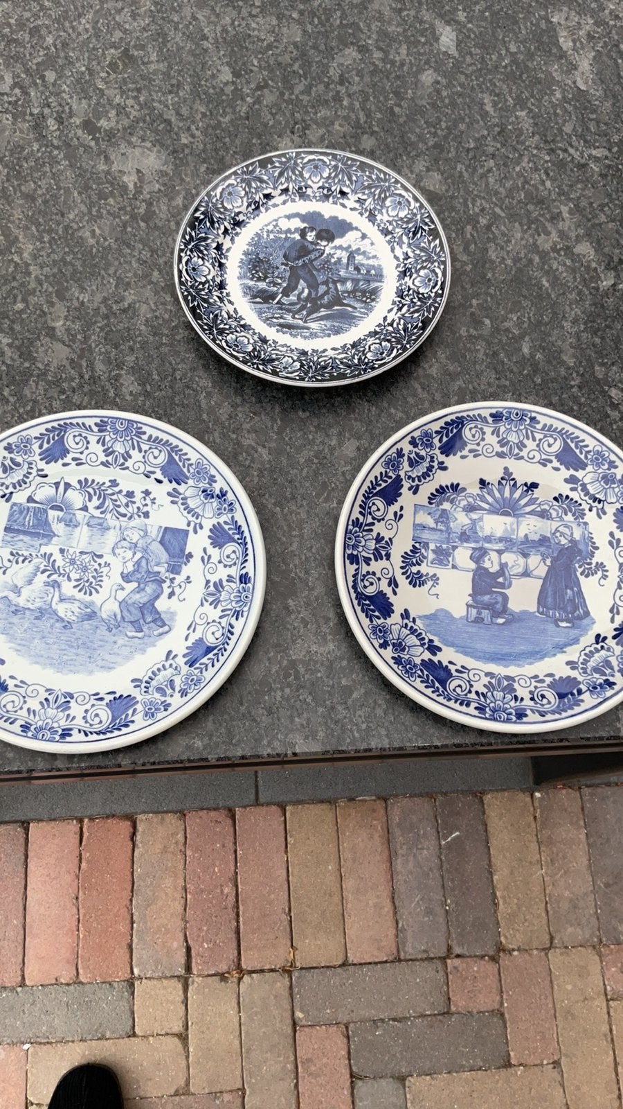 3 mooie vintange wandborden Maastricht Fantaisie, Ophalen of Verzenden
