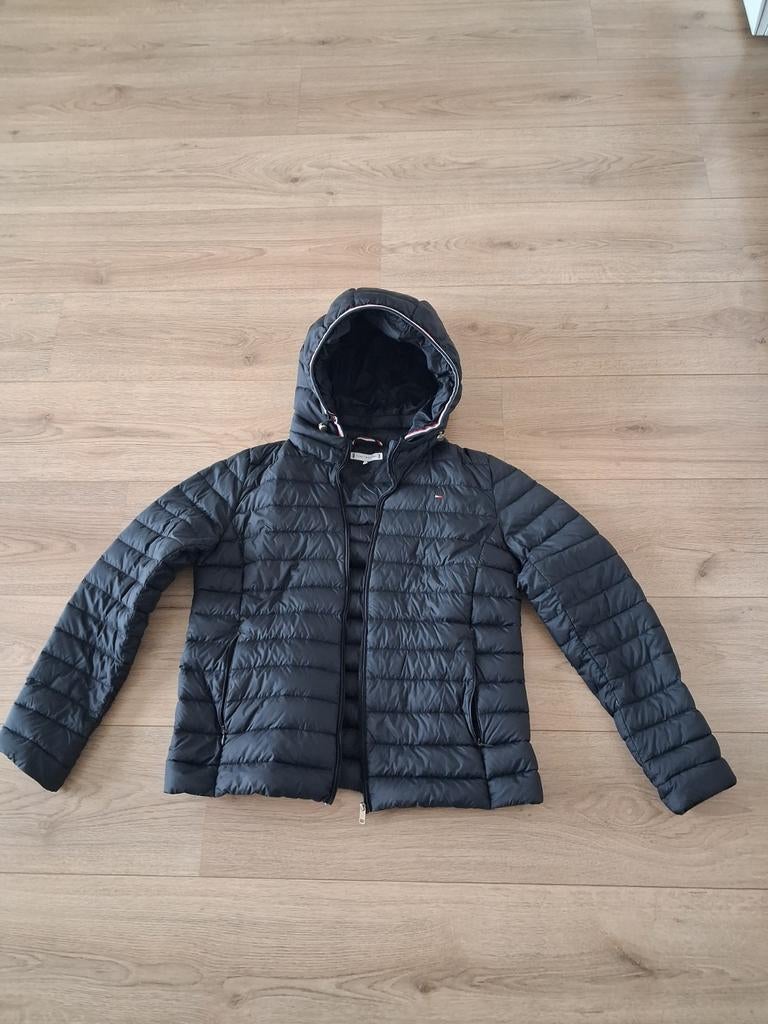Tommy Hilfiger Dames Jas, Maat 38/40 (M), Verzenden, Zwart, Gedragen