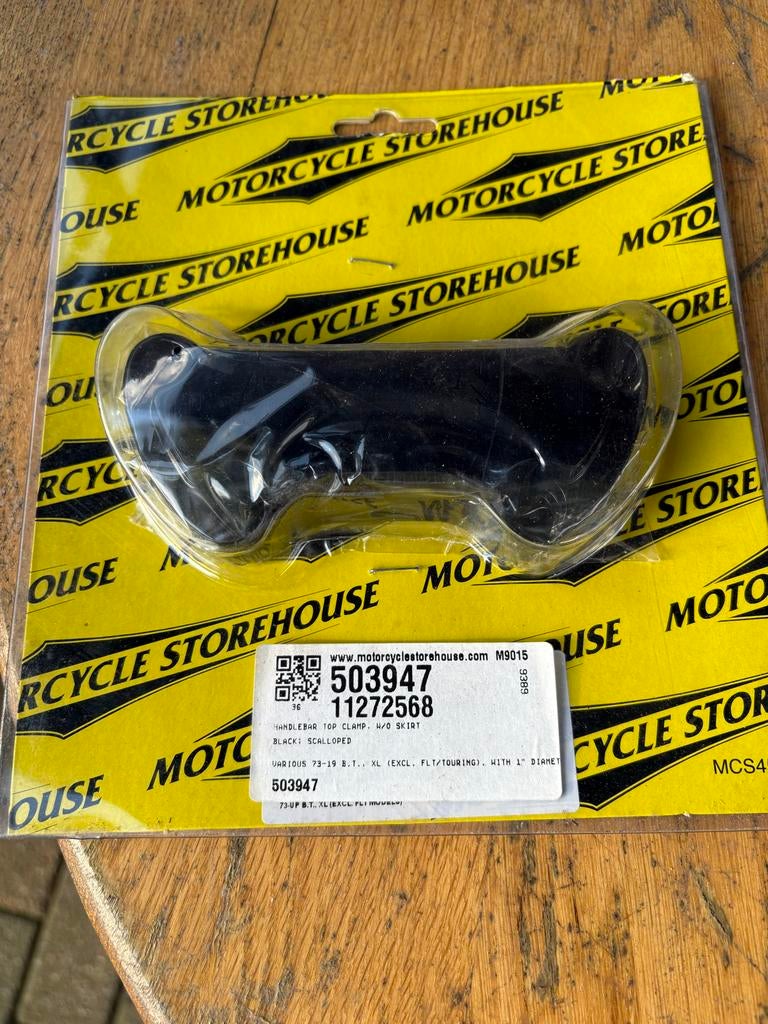 Motorcycle Storehouse stuurklem zwart, Ophalen of Verzenden, Nieuw