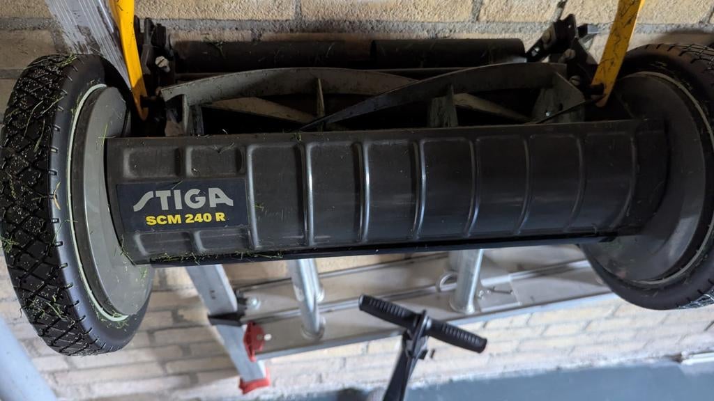 Stiga SCM 240 R Kooimesmaaier - Handgrasmaaier, Tuin en Terras, Grasmaaiers, Ophalen, Gebruikt, Handgrasmaaier, Stiga