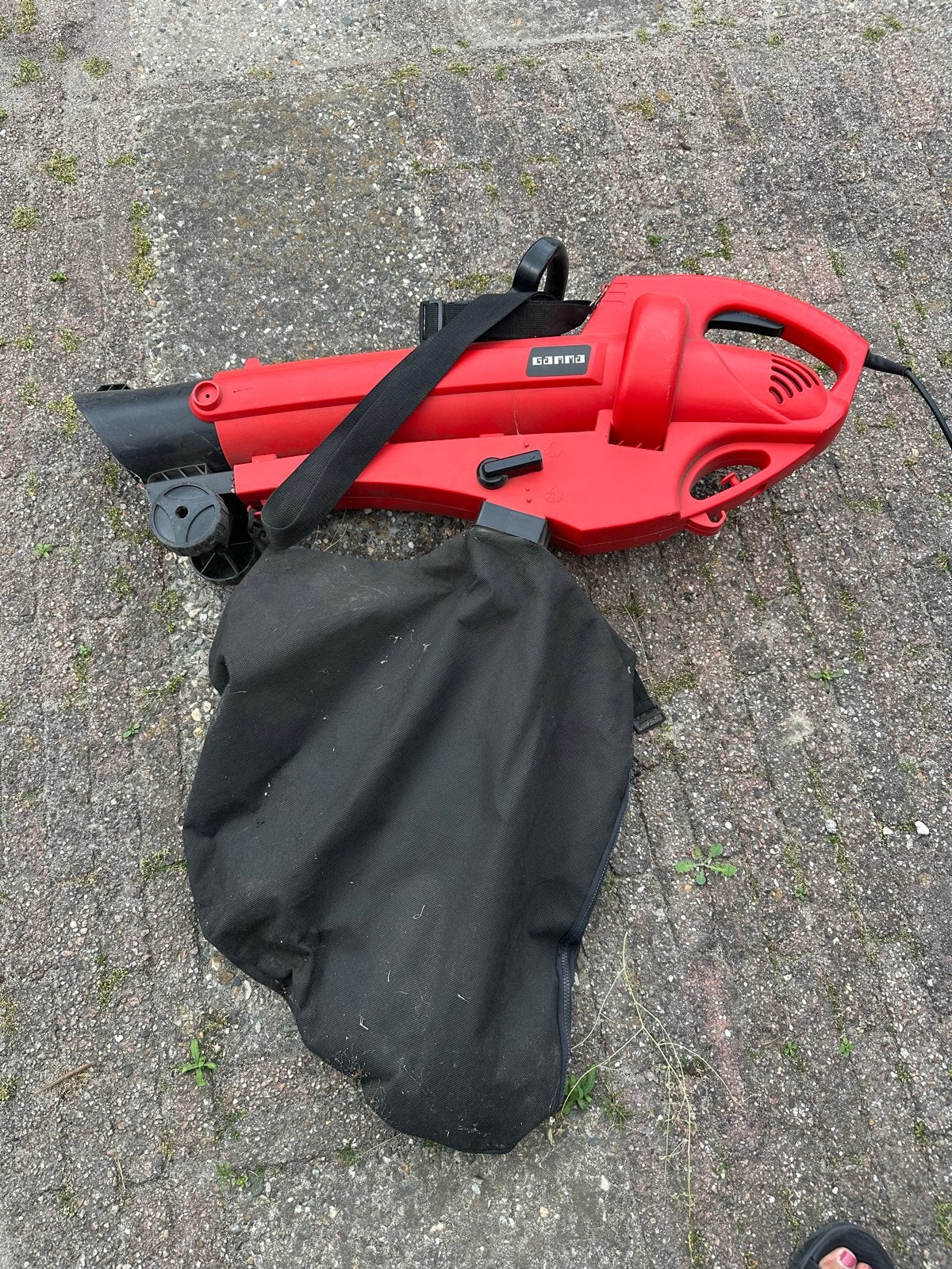 Gamma bladblazer en zuiger, Gebruikt, Handgedragen, Ophalen of Verzenden, Met opvangzak
