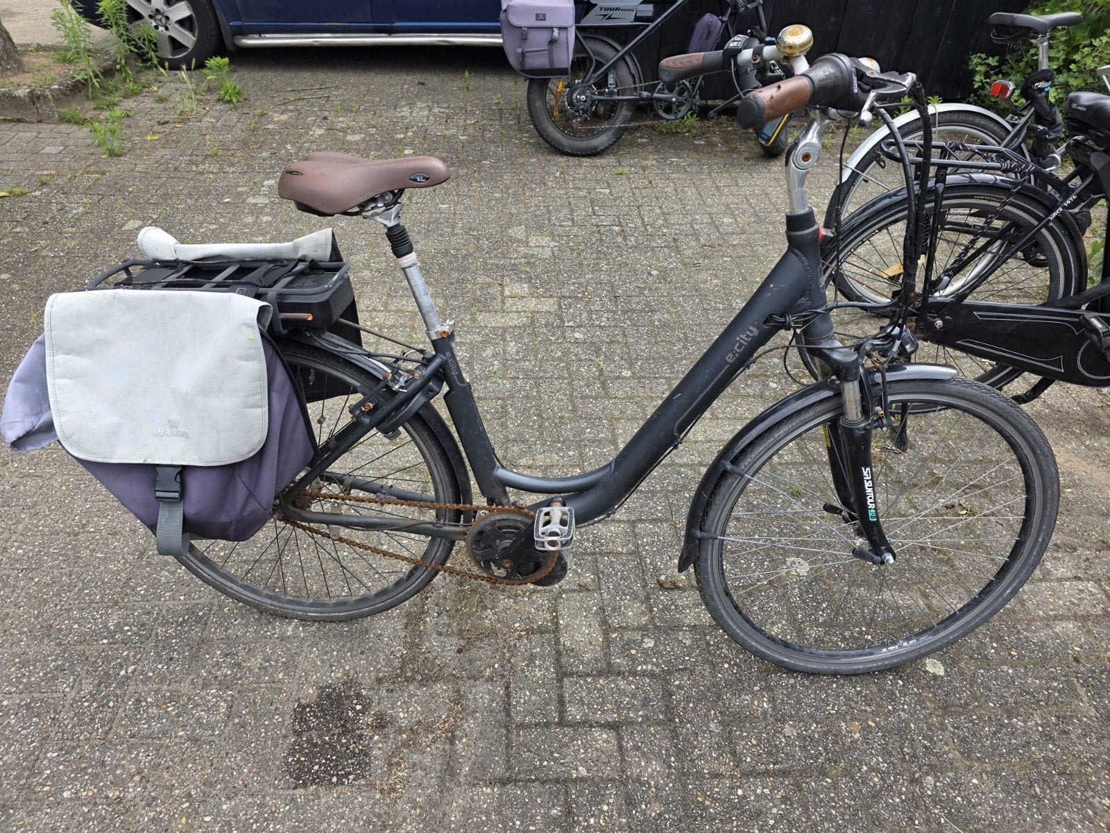E-City Aluminium E-Bike 28" met Middenmotor, Ophalen of Verzenden, Gebruikt, Overige merken