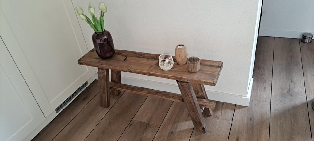 Decoratie bankje., Ophalen, 100 tot 150 cm, Nieuw, 25 tot 50 cm