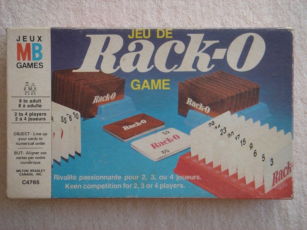 LEUK: RACKO / RACK-O Kaartspel, Hobby en Vrije tijd, Een of twee spelers, Ophalen of Verzenden, Gebruikt, MB Spellen