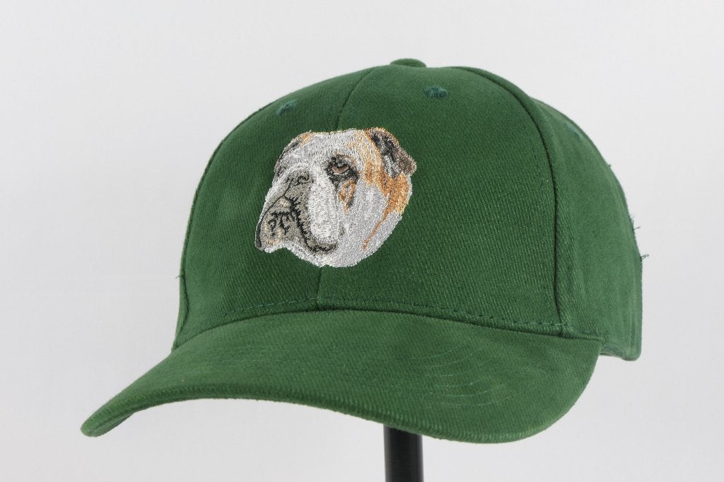 Cap met geborduurde ENGELSE BULLDOG, Verzenden, Nieuw, Dier