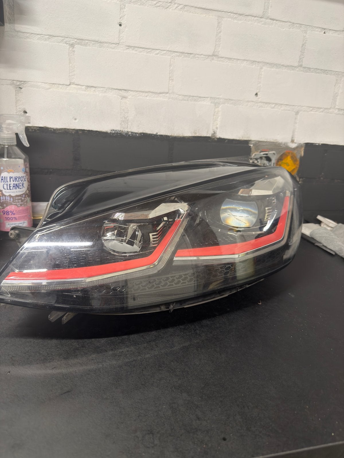 Golf 7.5 GTI koplamp. LEESBESCHRIJVING, Auto-onderdelen, Ophalen of Verzenden