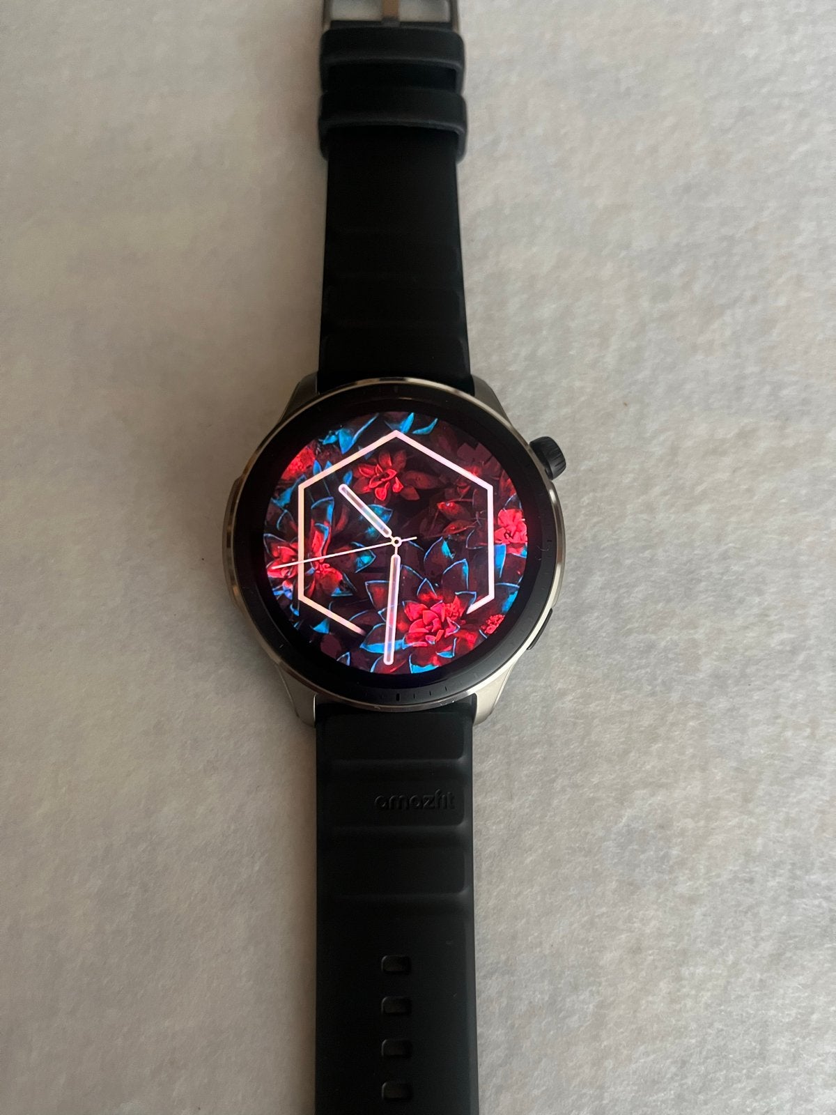 Amazfit GTR4 Nieuwstaat met siliconen hoesje!, Ophalen of Verzenden, Zo goed als nieuw
