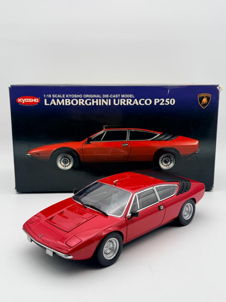 Lamborghini Urraco P250 1:18 Kyosho, Ophalen of Verzenden, Zo goed als nieuw, Auto, Kyosho