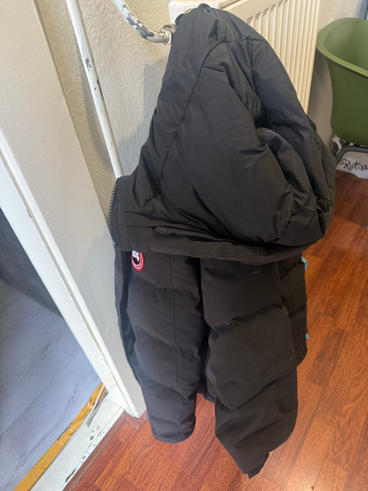 Originele Canada Goose MacMillan Parka - Zwart XL, Ophalen, Gedragen, Zwart