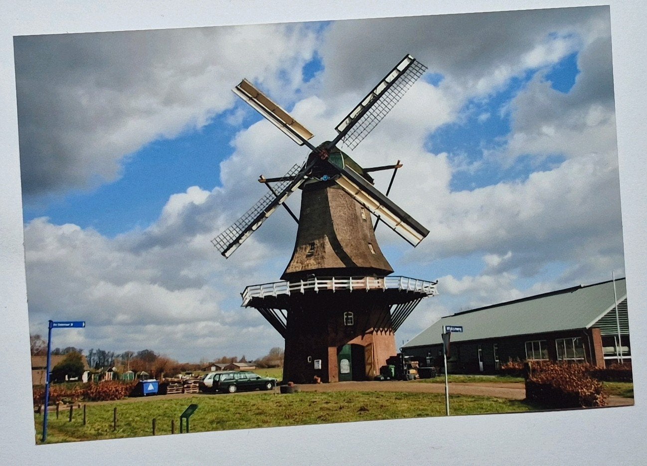 Terwolde ( Gld. ) foto Molen De Ooievaar, Verzenden, 1980 tot heden, Foto, Zo goed als nieuw