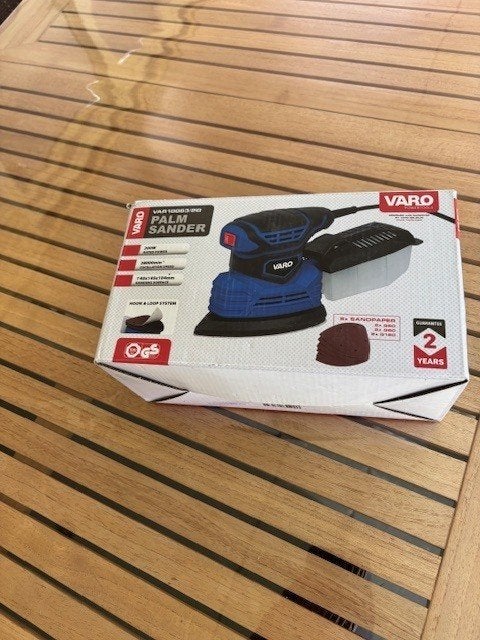 Schuurmachine Varo Palm sander VAR10063/20, Ophalen of Verzenden, Gebruikt, Minder dan 600 watt, Vlakschuurmachine