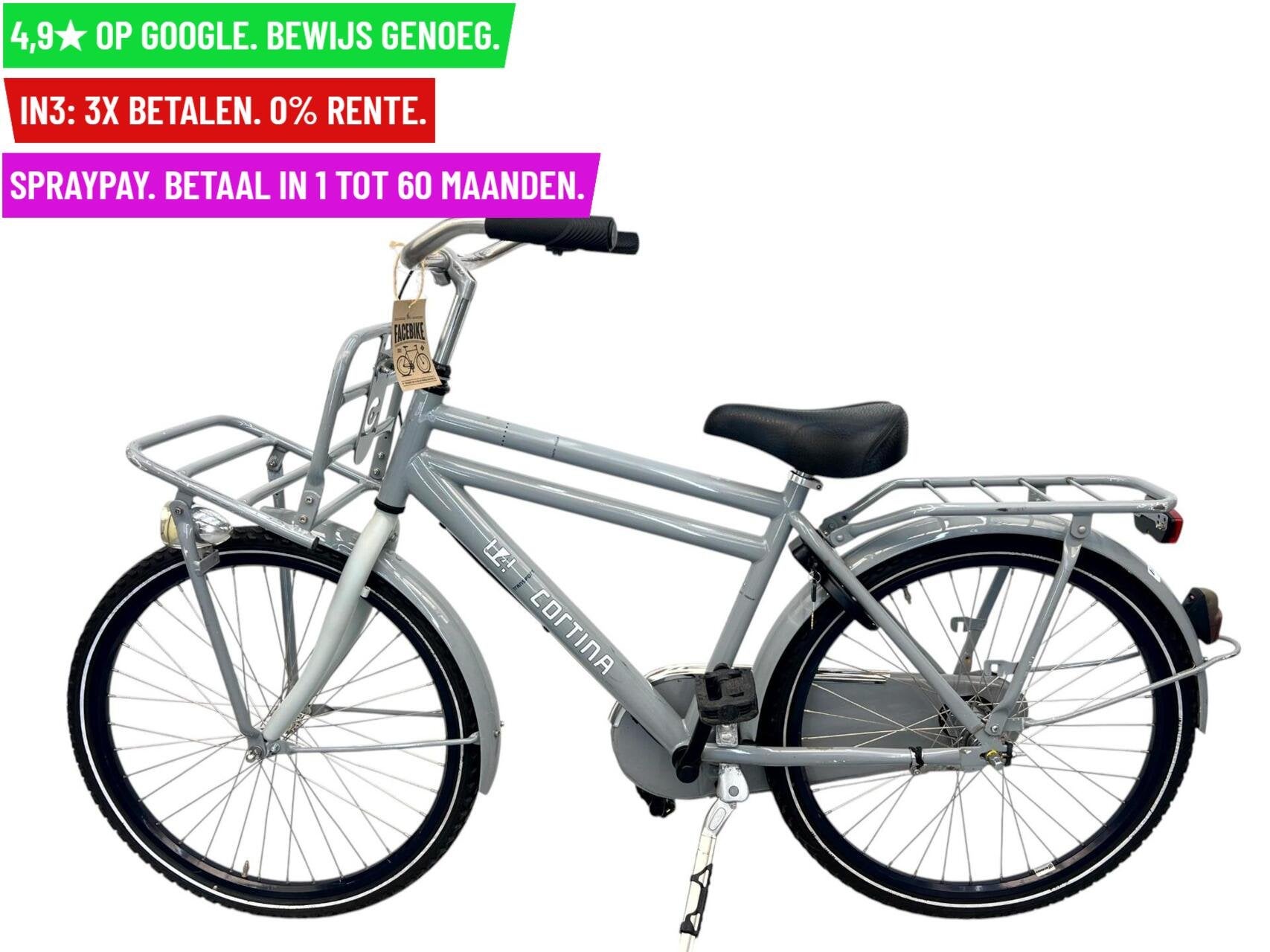 Jongensfiets Cortina U4 24"/41cm/3ver - Garantie/Levering, Fietsen en Brommers, Fietsen | Heren | Herenfietsen, Overige merken