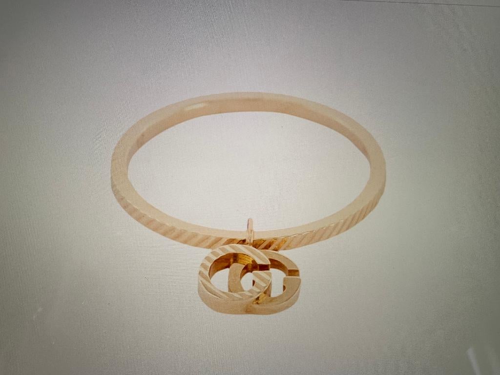 ORGINELE EN SPLINTERNIEUW GUCCI 18 KR GOUDEN RING MAAT 17.5, Nieuw, Ophalen of Verzenden, GUCCI, Dame