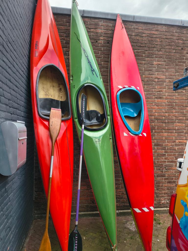 Kajaks - Diverse kleuren en modellen, Watersport en Boten, Kano's, Ophalen, Gebruikt, Eén persoon, Met peddels